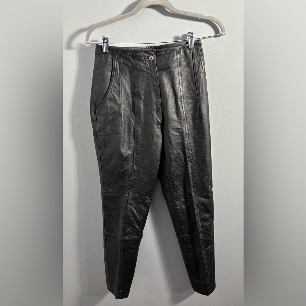 Together Black Leather Pants